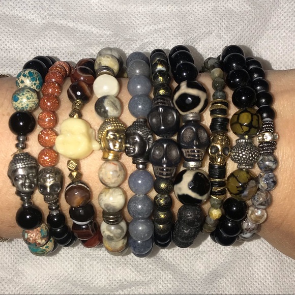 Beaded Stone Bracelet - Picture 2 of 2